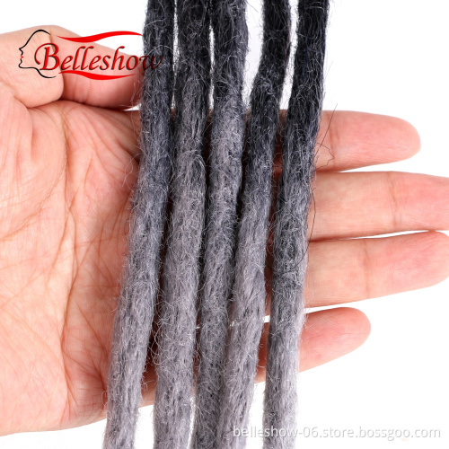 Hot sell wholesale 20inch soft dreadlock braids handmade  crochet dreadlocks rbuy synthetic dreadlocks